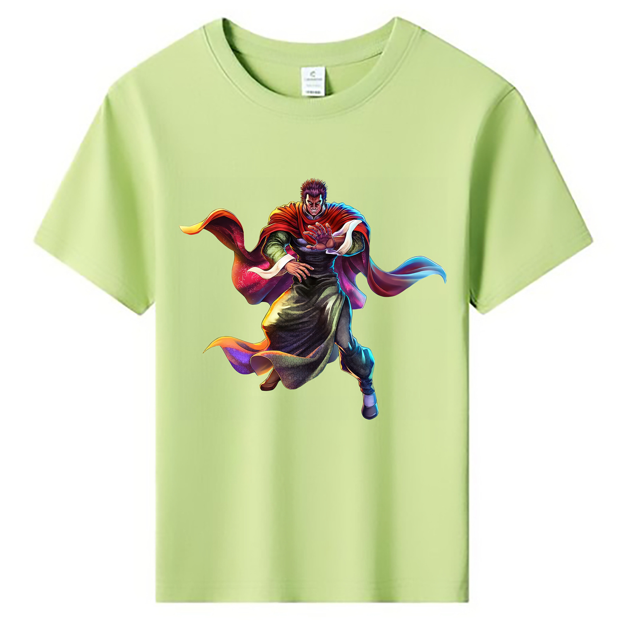 （画像用） 北斗の拳 Fist of the North Star 綿100％キッズTシャツ（フロントプリント）